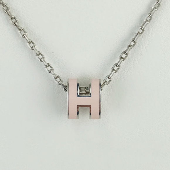 Hermès Pop H Pink Metal pendant - Picture 1 of 7
